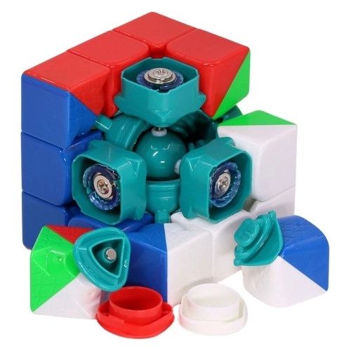 Cubo Mágico 3x3x3 Moyu RS3M V5 Ball Core UV + Robô