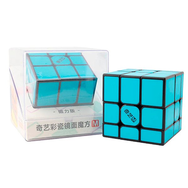 Cubo Mágico Mirror Blocks Qiyi Azul - Magnético