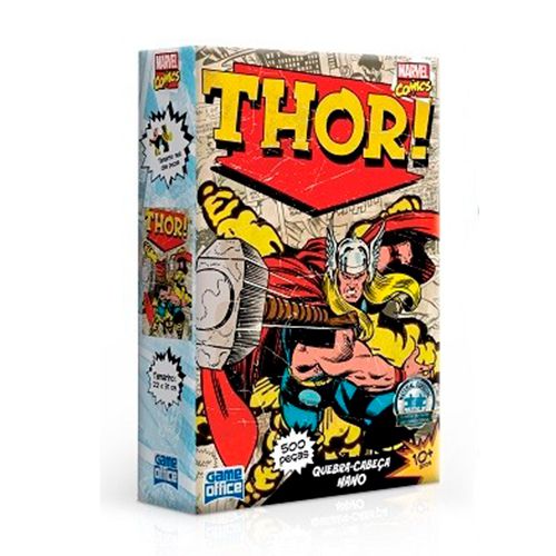 Quebra-Cabeça Marvel Comics - Thor 500 Peças Nano