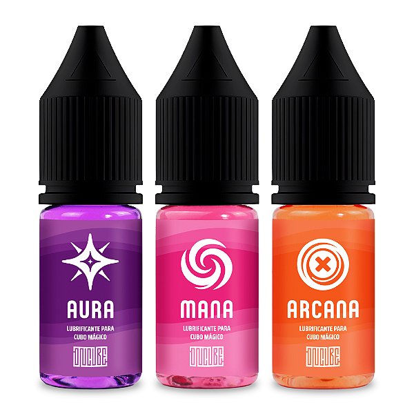 Kit 3 Lubrificantes Para Cubo Mágico Onlubes - Aura Mana Arcana