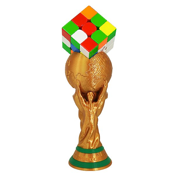 Base para Cubo Mágico - Taça Copa do Mundo