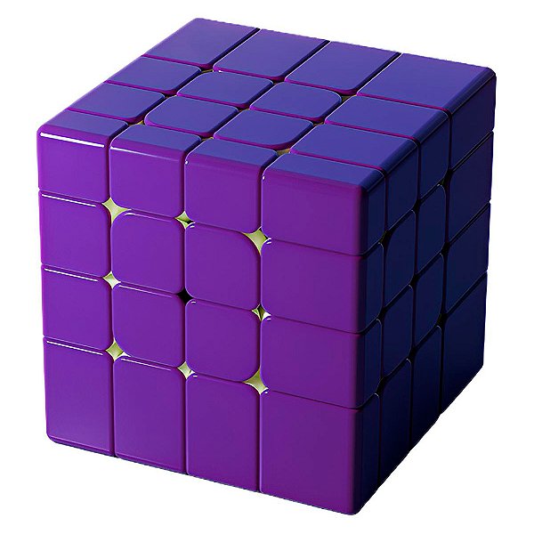 Cubo Mágico Mirror Blocks 4x4x4 Diansheng Galaxy Cluster Roxo Magnético Ball Core