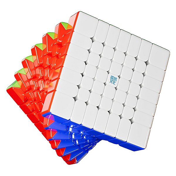 Cubo Mágico 7x7x7 Moyu AoFu V5 Triple-Track Magnético UV