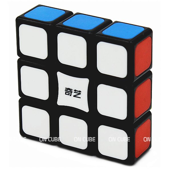 Cubo Mágico 3x3x1 Qiyi Preto