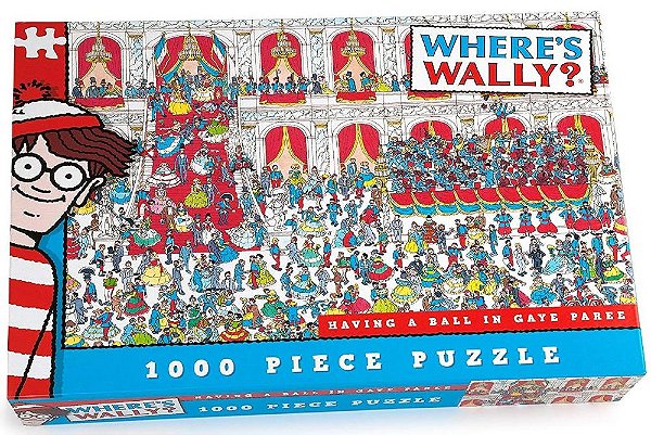 Quebra-Cabeça Where's Wally? Having a Ball in Gaye Paree 1000 peças