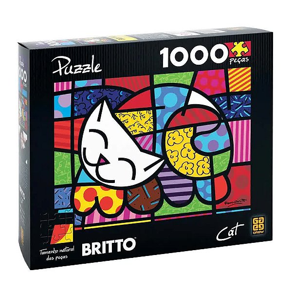 Quebra-Cabeça Romero Britto - Cat 1000 peças