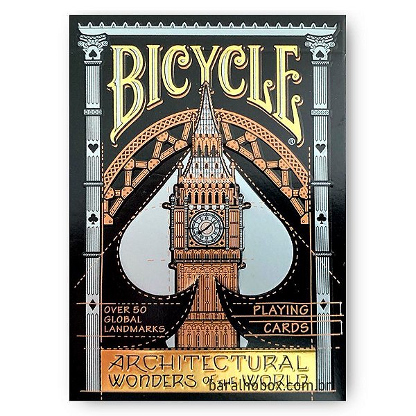 Baralho Bicycle Architectural Wonders of the World On