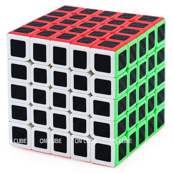 Cubo Mágico 5x5x5 Moyu Meilong Carbono
