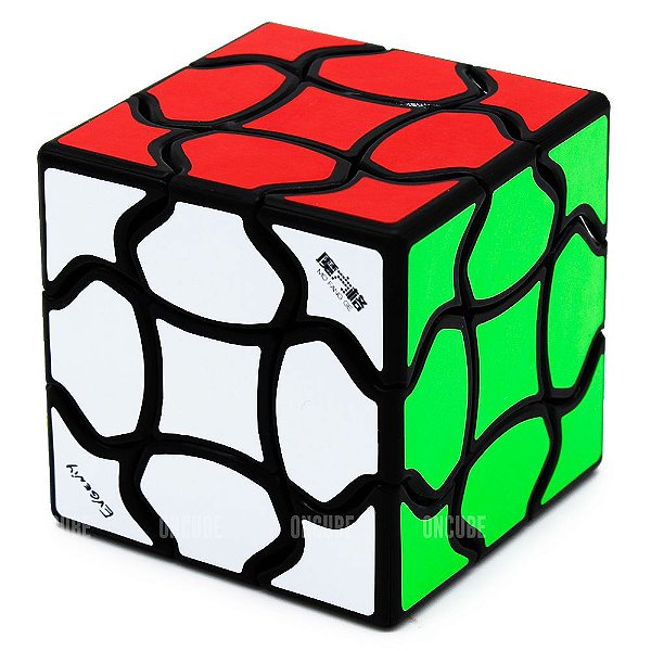 Cubo Mágico 3x3x3 Qiyi Petal Preto
