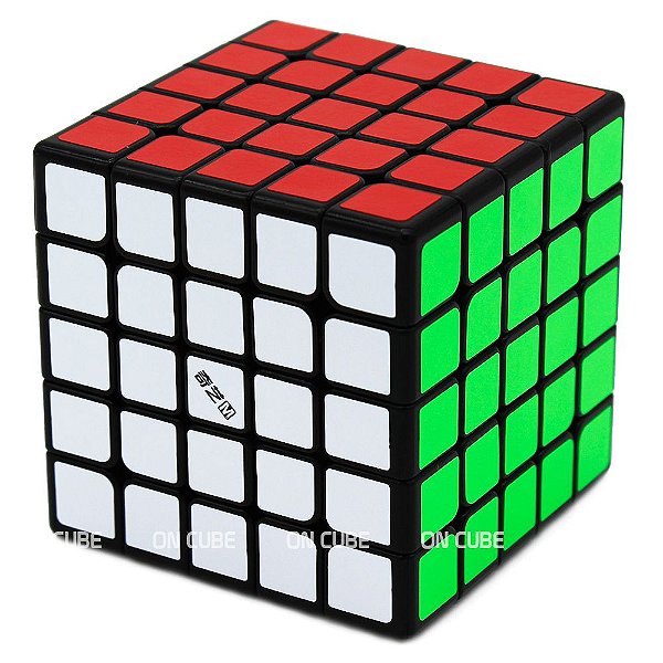 Cubo Mágico 5x5x5 Qiyi MS Preto - Magnético