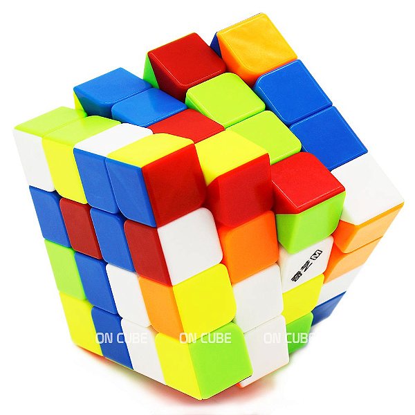 Cubo Mágico 4x4x4 Qiyi MS Stickerless - Magnético