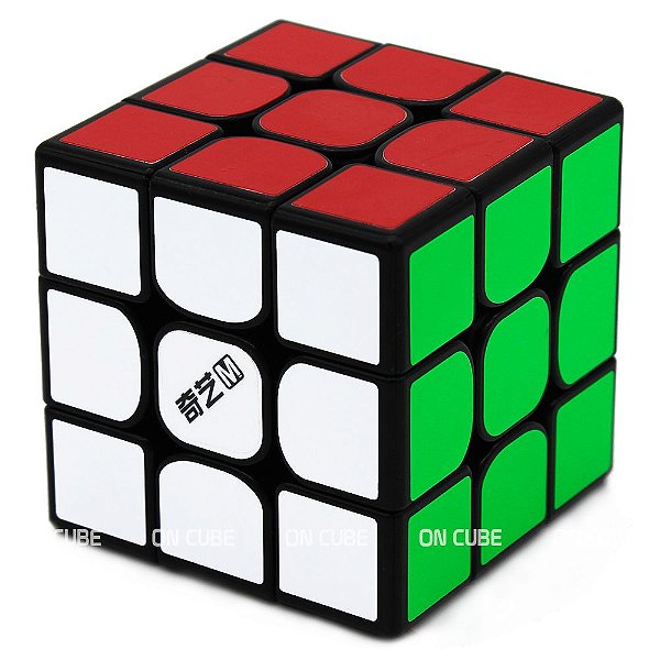 Cubo Mágico 3x3x3 Qiyi MS Preto - Magnético