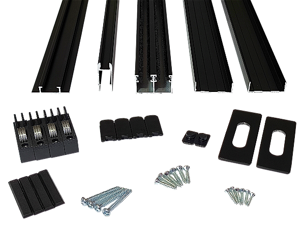Kit Pia Estrutura Porcelanato Vidro Gabinete 1,50 X 1,20