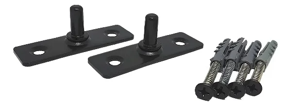 1201a - Bucha Com Pino Para Pivô De Dobradiça - Branco - 2pç