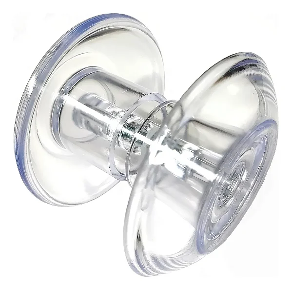 Puxador Resina Grande Incolor Porta De Vidro Blindex