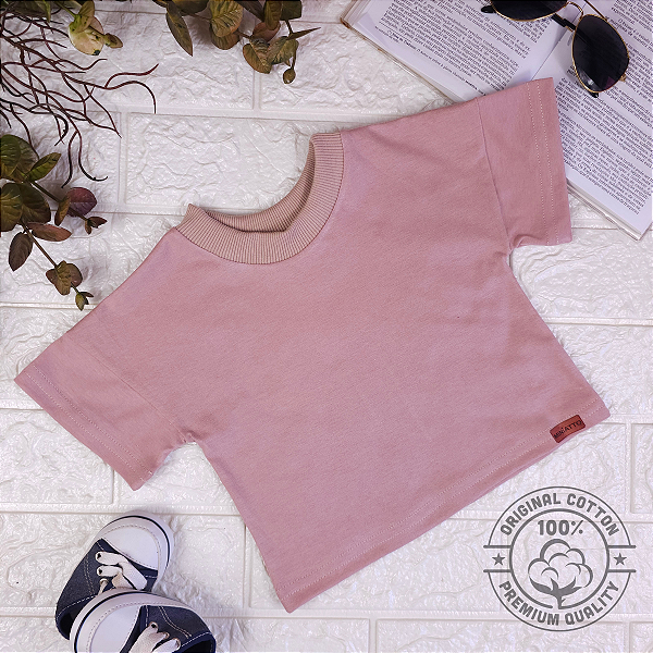 Camiseta Oversized Bebê 0 a 4 Anos – Miniatto Algodão