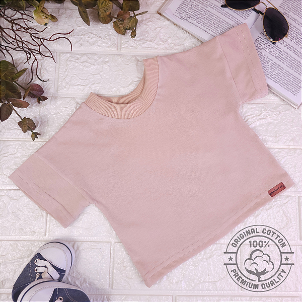 Camiseta Oversized Bebê 0 a 4 Anos – Miniatto Algodão