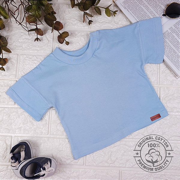 Camiseta Oversized Bebê 0 a 4 Anos – Miniatto Algodão