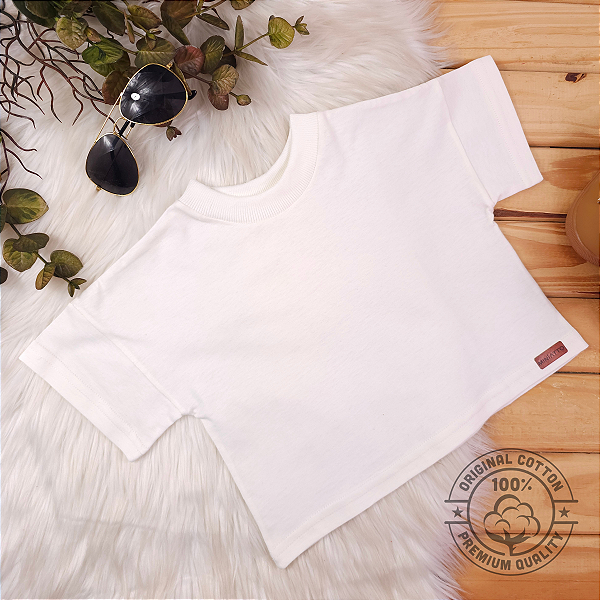 Camiseta Oversized Bebê 0 a 4 Anos – Miniatto Algodão