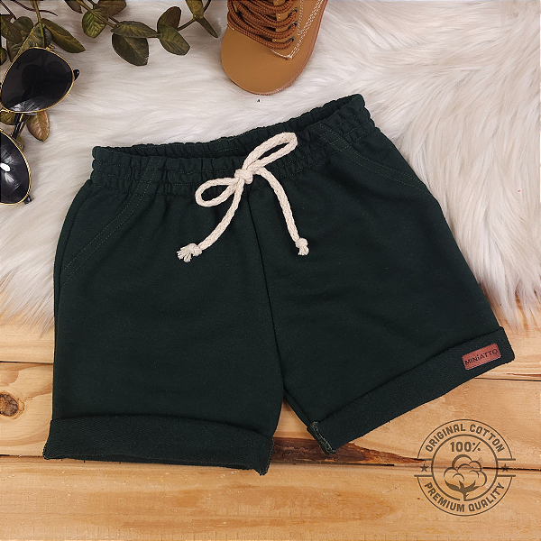 Short em Moletinho do 0 a 4 Anos – Miniatto