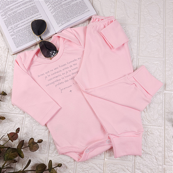 Conjunto Body com Mijão Suedini – Algodão 100% -Apenas tamanho P