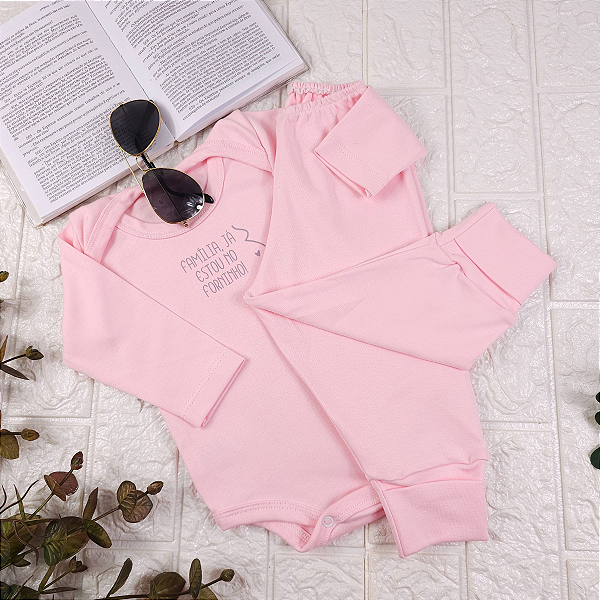 Conjunto Body com Mijão Suedini – Algodão 100% -Apenas tamanho P
