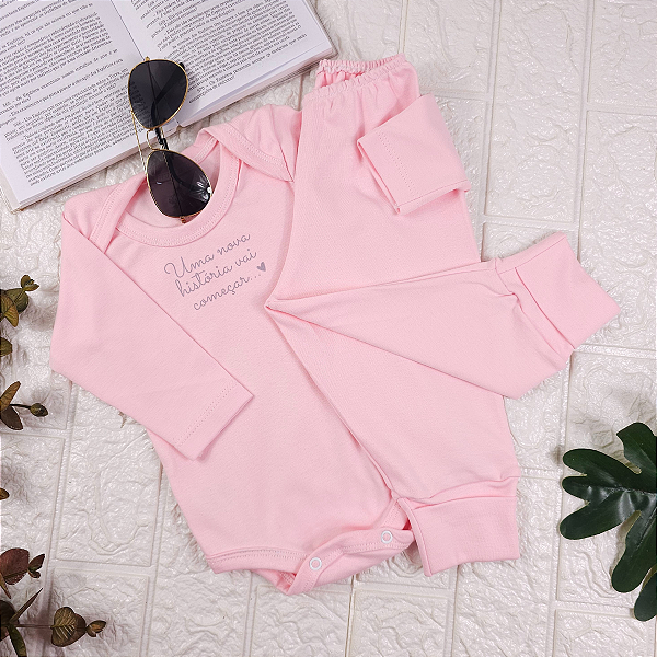 Conjunto Body com Mijão Suedini – Algodão 100% -Apenas tamanho P