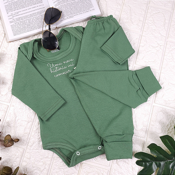 Conjunto Body com Mijão Suedini – Algodão 100% -Apenas tamanho P