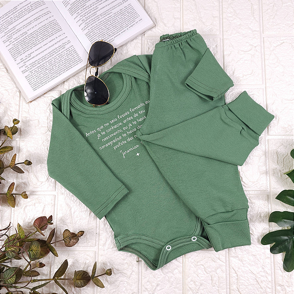 Conjunto Body com Mijão Suedini – Algodão 100% -Apenas tamanho P