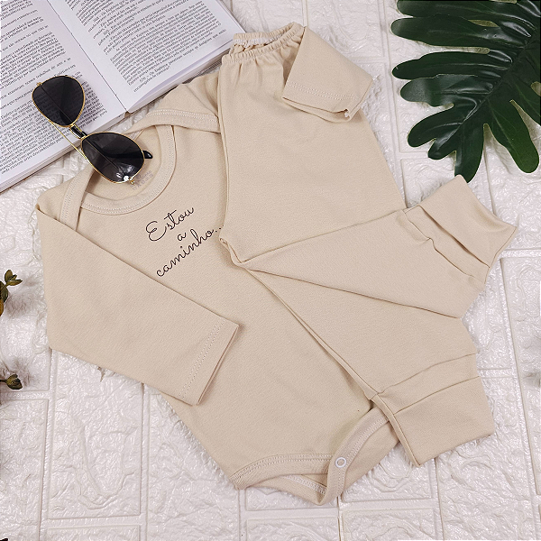 Conjunto Body com Mijão Suedini – Algodão 100% -Apenas tamanho P