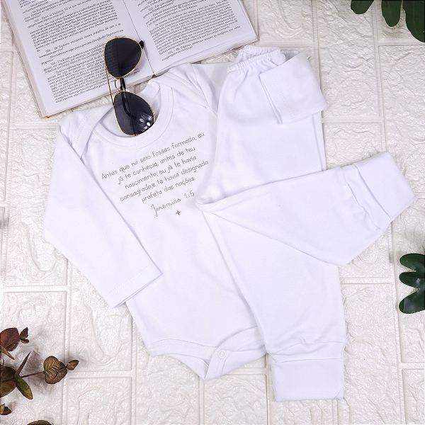 Conjunto Body com Mijão Suedini – Algodão 100% -Apenas tamanho P