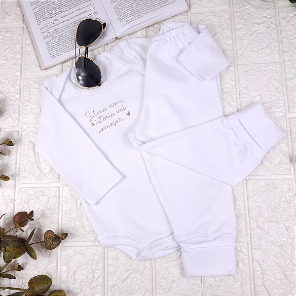 Conjunto Body com Mijão Suedini – Algodão 100% -Apenas tamanho P