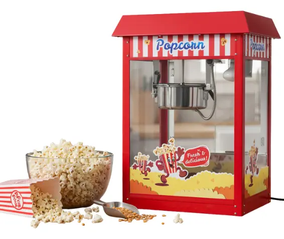 Pipoqueira Elétrica 8oz Popcorn ET-POP6A-R