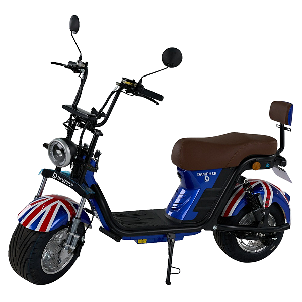 Scooter Elétrico X13 1000w, 32km, Suspensão dianteira e traseira, Luz de LED - England