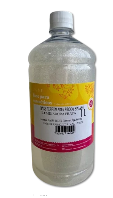 BASE PERFUMARIA P/ BODY SPLASH ILUMINADORA PRATA 1L - LIMNE