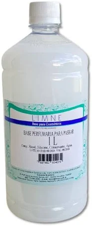 BASE PERFUMARIA P/ PASSAR BRANCA - ÁGUA DE PASSAR BRANCA - 1L - PASSA SEM USO DO FERRO