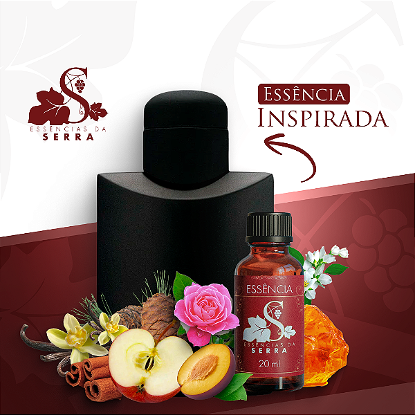 ESSÊNCIA INSP. FERRARI BLACK PERFUMARIA FINA 20 ML