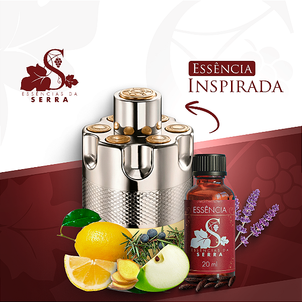 ESSÊNCIA INSP. AZZARO WANTED PERFUMARIA FINA 20 ML