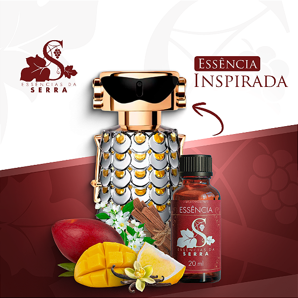ESSÊNCIA INSP. FAME PERFUMARIA FINA 20 ML