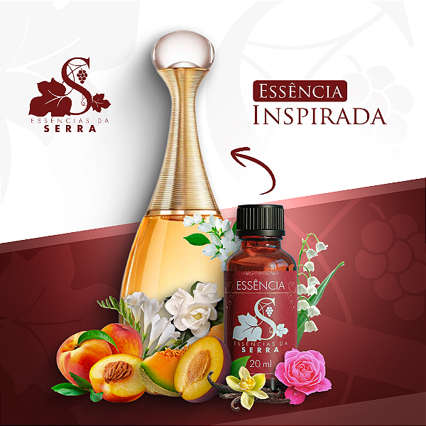 ESSÊNCIA INSP. JADORE PERFUMARIA FINA 20 ML