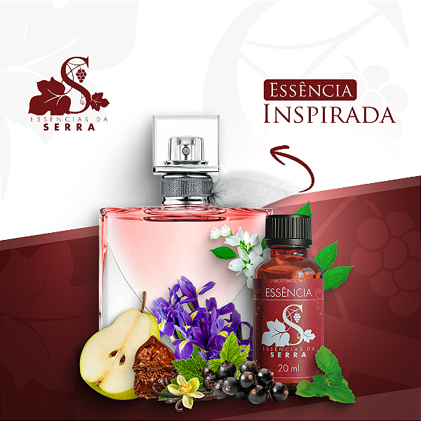 ESSÊNCIA INSP. LA VIE EST BELLE PERFUMARIA FINA 20 ML