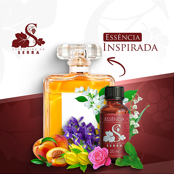 ESSÊNCIA INSP. Nº 5 CHANNEL PERFUMARIA FINA 20 ML