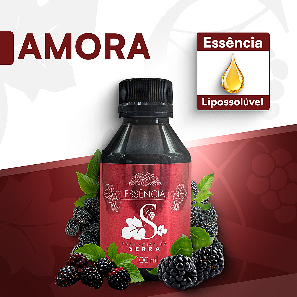 AMORA - ESSÊNCIA LIPOSOLÚVEL - PREMIUM E CONCENTRADA PARA VELAS, SABONETES E COSMÉTICOS ARTESANAIS