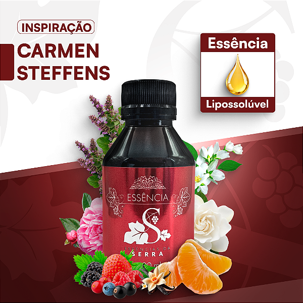 CARMEN STEFFENS - ESSÊNCIA LIPOSOLÚVEL - PREMIUM E CONCENTRADA PARA VELAS, SABONETES E COSMÉTICOS ARTESANAIS