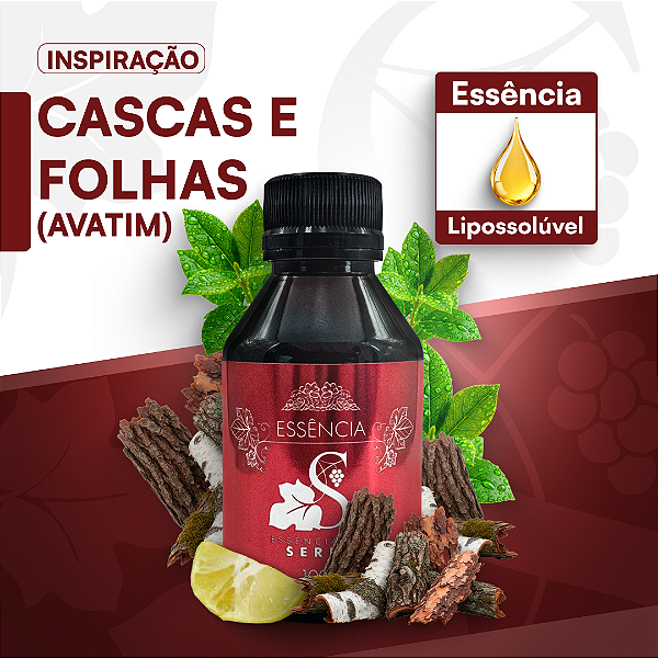 CASCAS E FOLHAS INSP. AVATIM - ESSÊNCIA LIPOSOLÚVEL - PREMIUM E CONCENTRADA PARA VELAS, SABONETES E COSMÉTICOS ARTESANAIS