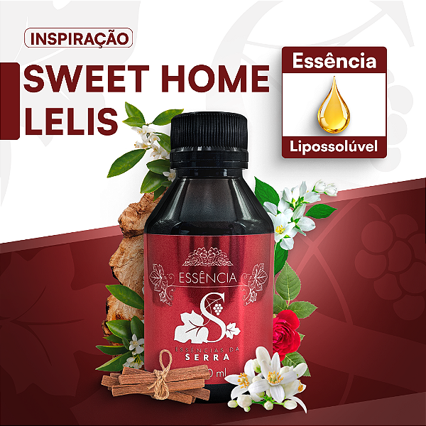 SWEET HOME LELIS- ESSÊNCIA LIPOSOLÚVEL - PREMIUM E CONCENTRADA PARA VELAS, SABONETES E COSMÉTICOS ARTESANAIS