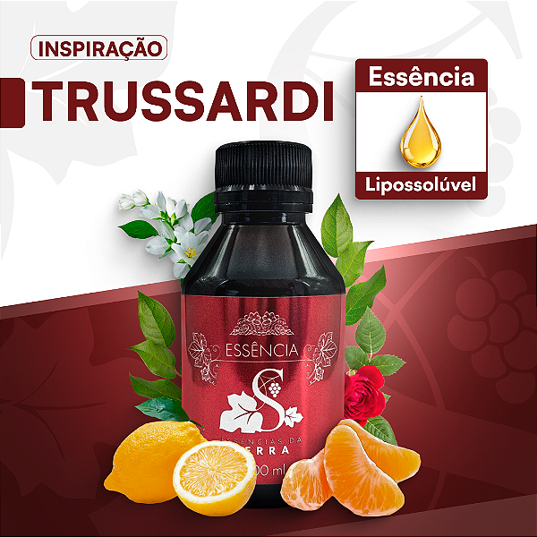 INSP. TRUSSARDI - ESSÊNCIA LIPOSOLÚVEL - PREMIUM E CONCENTRADA PARA VELAS, SABONETES E COSMÉTICOS ARTESANAIS