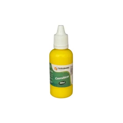 PIGMENTO LÍQUIDO AMARELO P/ SABONETES E COSMÉTICOS 30ML - SARAMANIL