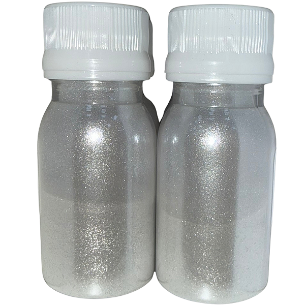 MICA PRATA IMPORTADA 10 GRAMAS (2,5X A QUANTIDADE DE OUTRAS MARCAS) PARA VELAS, SABONETES, COSMÉTICOS, EPÓXI ENTRE OUTROS