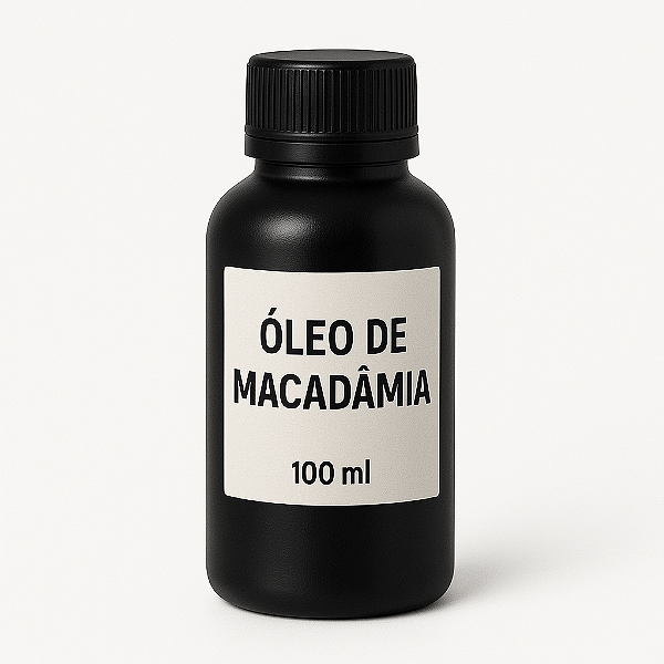 ÓLEO VEGETAL DE MACADÂMIA 100ML PURO 100% NATURAL - INSUMO PARA COSMÉTICOS, SABONETES E HIDRATANTES
